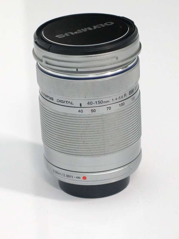 Olympus M.ZUIKO DIGITAL 40-150 mm F4.0-5.6 R LENS Silver for Olympus PEN Camera