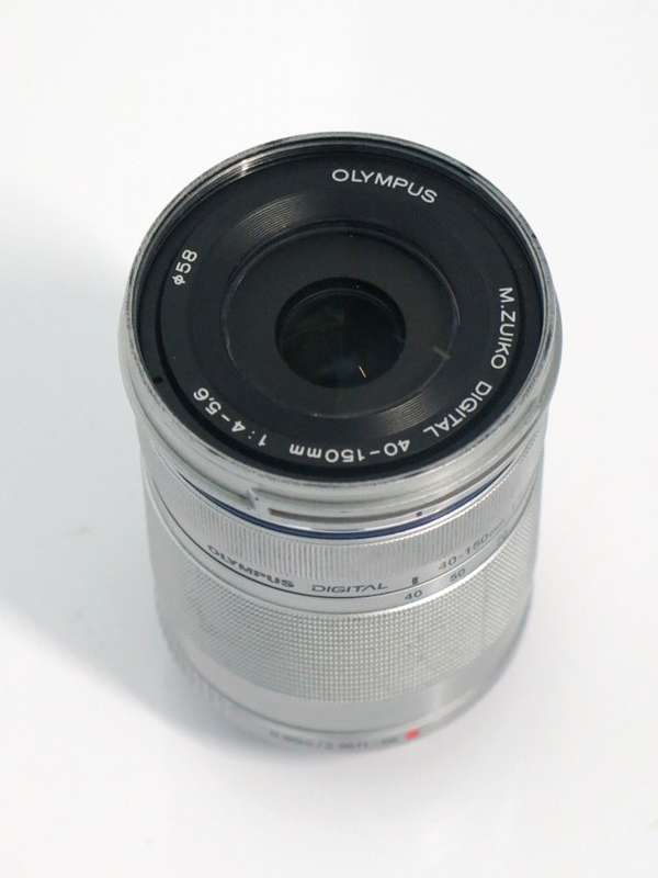 Olympus M.ZUIKO DIGITAL 40-150 mm F4.0-5.6 R LENS Silver for Olympus PEN Camera