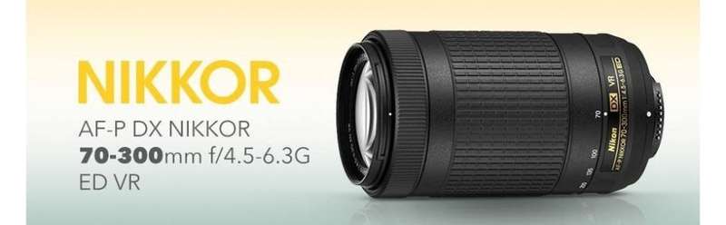 Nikon AF-P DX NIKKOR 70-300mm f/4.5-6.3G ED VR Lens for Nikon DSLR Cameras