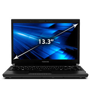TOSHIBA PORTEGE R830 LAPTOP | CORE i7 2620M @ 2.70GHz | 2GB RAM | 500GB HDD | LAPTOP