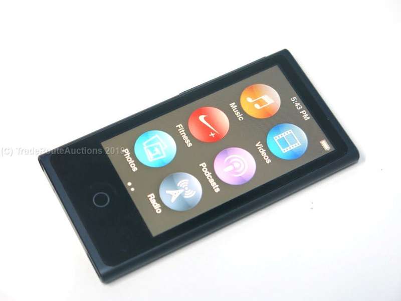 APPLE 16GB IPOD NANO - BLACK (7TH GENERATION) | MD481LL | A1446