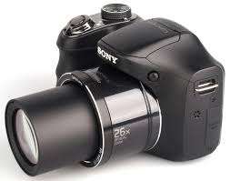 Sony Cybershot DSC-H200 Black 20.1MP 26X Optical SteadyShot image stabilization Digital Camera