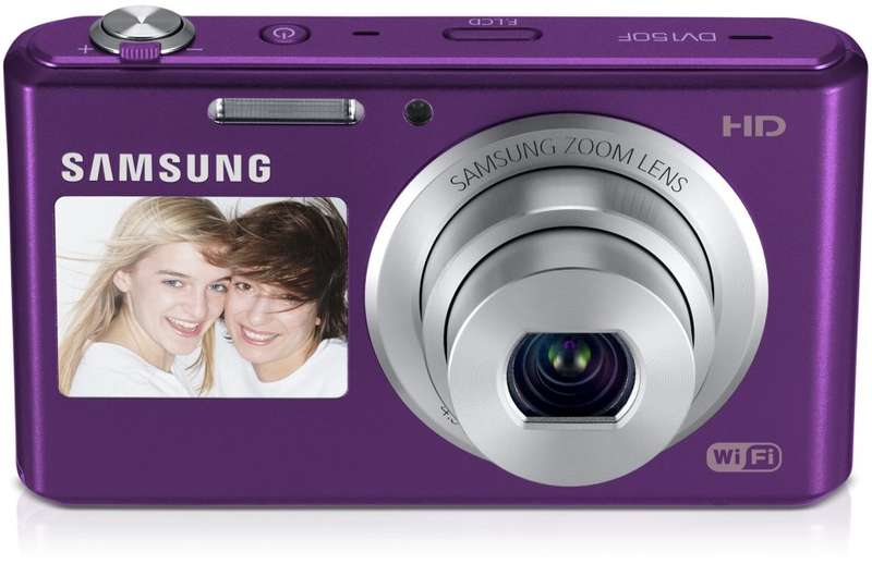 Samsung DV150F 16.2MP Smart WiFi Digital Camera- 5x Optical Zoom - TWIN LCD Front & Back