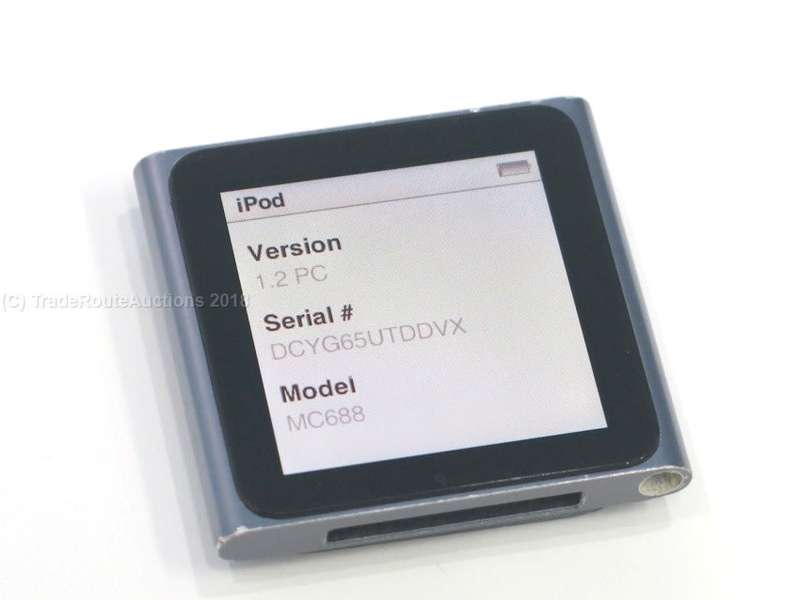 Apple iPod nano 6th Generation (8GB) (Graphite) MC688