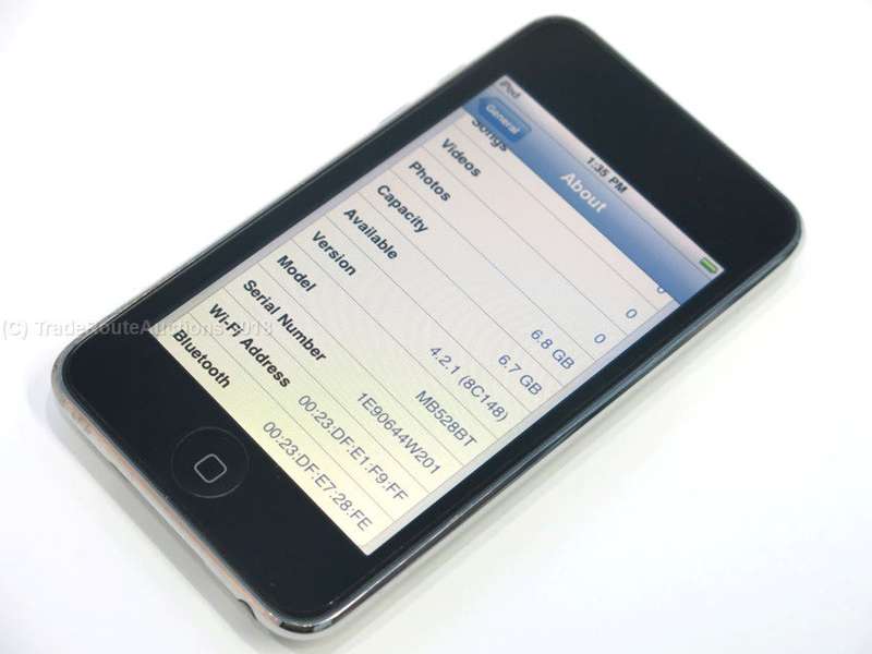 Apple iPod Touch Black | 8GB  | MB528BT | A1288