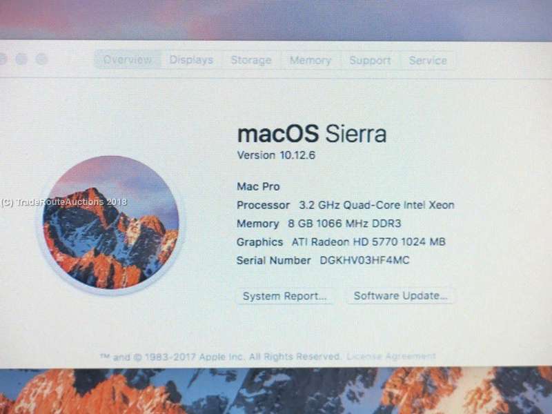 Apple MacPro Tower  | 3.2Ghz Quad-Core Intel Xeon | 8GB DDR3 RAM | 1TB HDD | *** MacPro ***