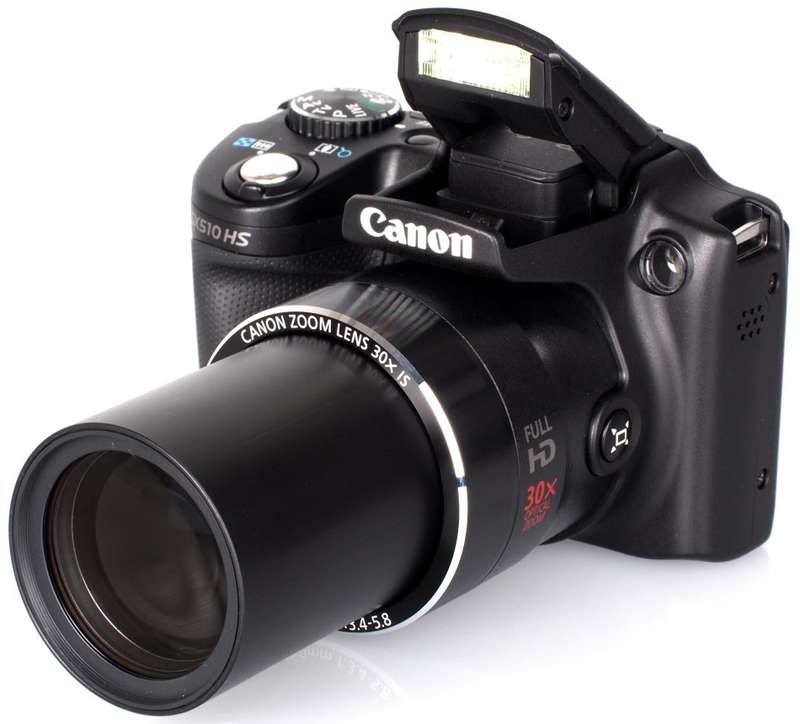 Canon PowerShot SX510 HS 12.1 MP CMOS Digital Camera with 30x Optical Zoom and 1080p Full-HD Video