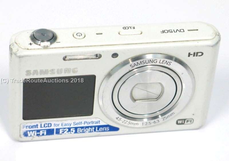 Samsung DV150F 16.2MP Smart WiFi Digital Camera with 5x Optical Zoom & 2.7" / 1.48" front LCD