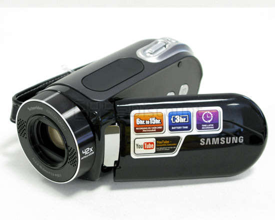 SAMSUNG SMX-F30BP SD/SDHC CARD DIGITAL VIDEO CAMERA CAMCORDER