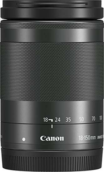 Canon EF-M 18-150mm f/3.5-6.3 IS STM Lens (Graphite) for Eos M Digital Cameras