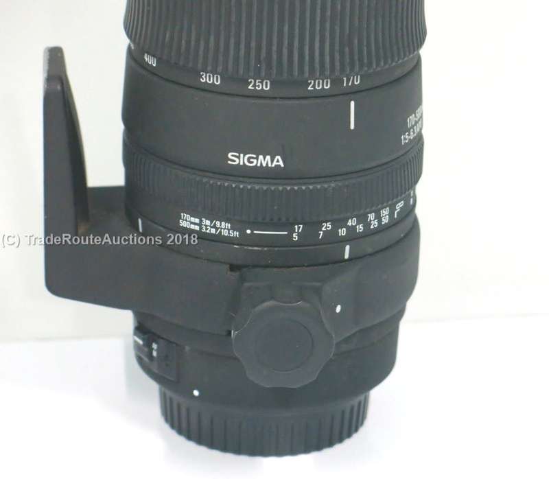 SIGMA 170-500mm F5-6.3 APO Aspherical Telephoto Zoom Lens for CANON - HUGE LENS