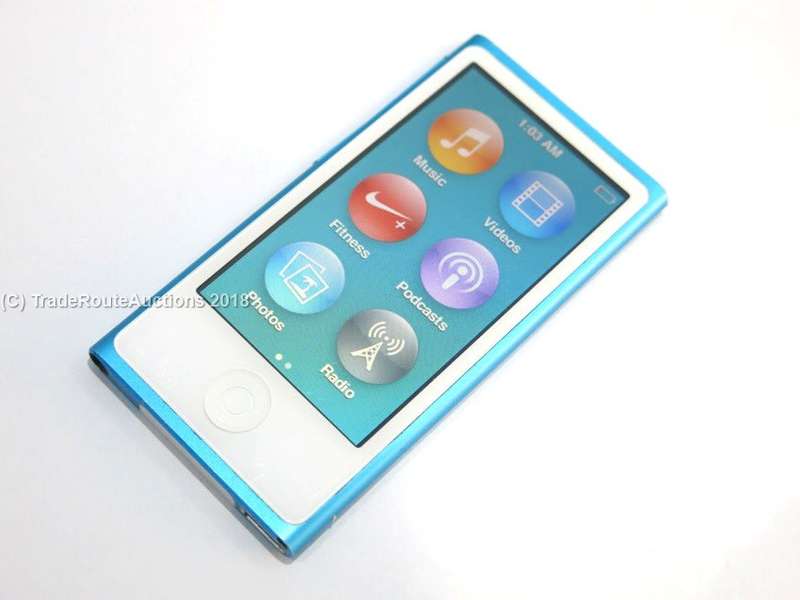 Apple iPod nano 7th Generation (16 GB) A1446 BLUE MD477QB
