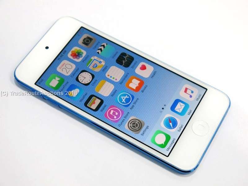 APPLE iPod Touch MKH22BT/A | 16GB |  A1574 | 6TH GEN | Blue - Engraved in back