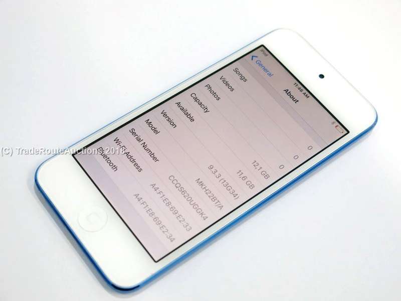 APPLE iPod Touch MKH22BT/A | 16GB |  A1574 | 6TH GEN | Blue - Engraved in back