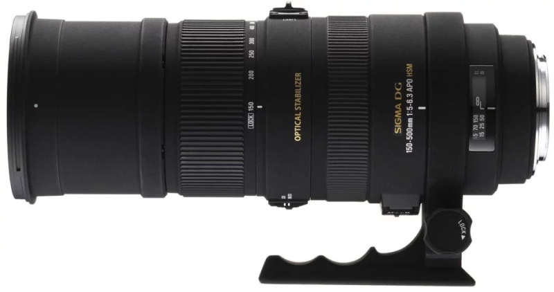 SIGMA 150-500mm F5-6.3 APO DG OS (OPTICAL STABILIZER) ZOOM Lens for NIKON DSLR Cameras