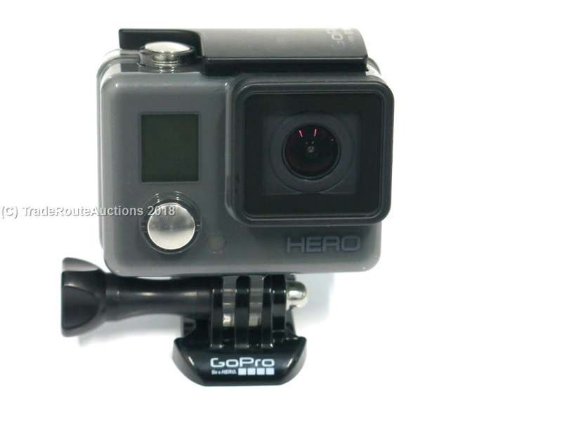 GoPro Hero CHDHA-301 5 MP Waterproof Camera - Comes with case and stand