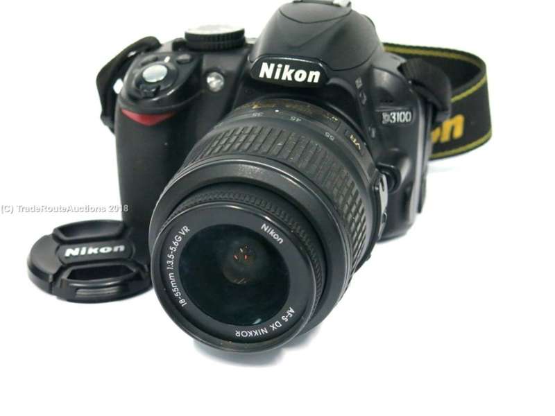 NIKON D3100 DSLR CAMERA BODY | 14.2 megapixels | 18-55mm | 55-200mm lens | TWIN VR LENS DSLR KIT