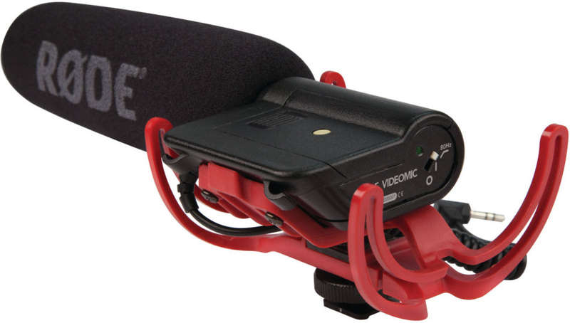 Rode Videomic Shotgun Microphone with Rycote Lyre Mount (Model: VIDEOMICR)