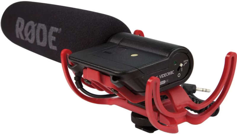 Rode Videomic Shotgun Microphone with Rycote Lyre Mount (Model: VIDEOMICR)