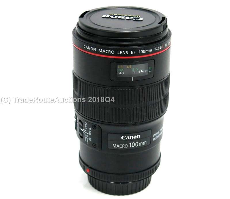 Canon 100mm EF f2.8 L IS USM Macro Lens for Canon DSLR Cameras