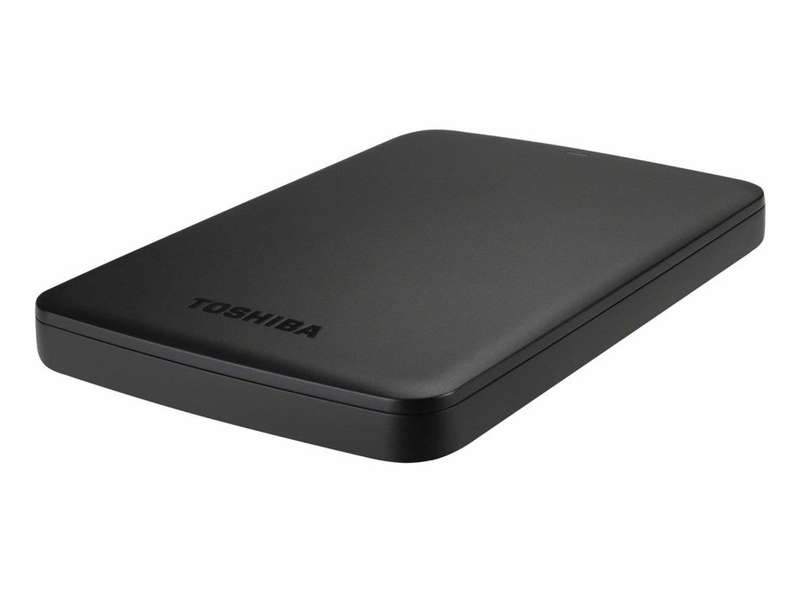 Toshiba Canvio Basics 500GB Portable External Hard Drive 2.5 Inch USB 3.0 - Black - HDTB305EK3AA