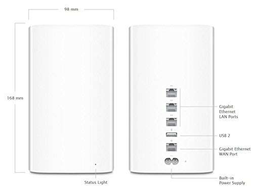 Apple AirPort Extreme Wireless Router 6th Gen 802.11ac ME918Z/A A1521