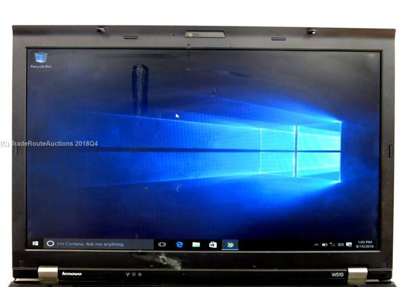 LENOVO THINKPAD LAPTOP W510 | 15.6inch  | CORE i7 Q720 CPU 1.6GHz | 14GB RAM | 80GB HDD - PLZ READ