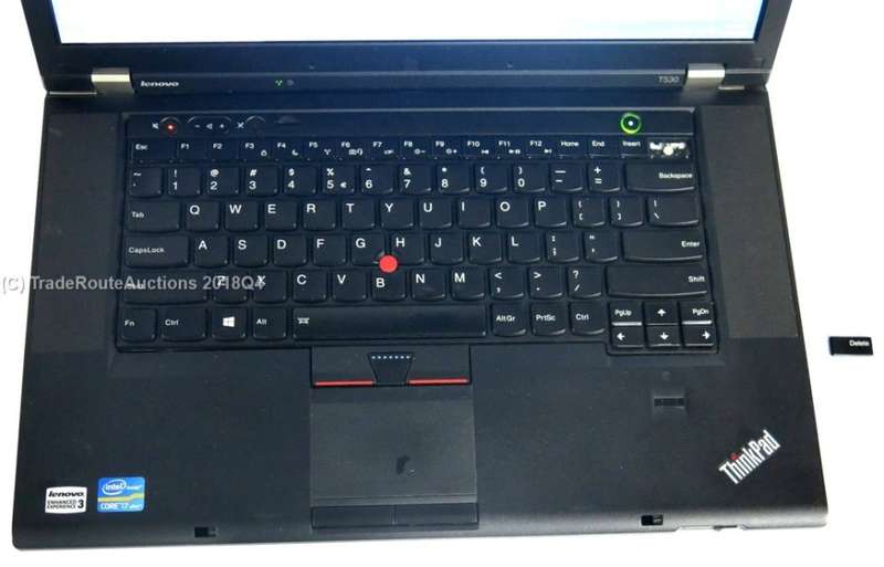 LENOVO THINKPAD T530 | CORE i7 3520M 2.9GHz  | 8GB RAM | 500GB HDD | 15.6" LAPTOP - 1 KEY LOOSE
