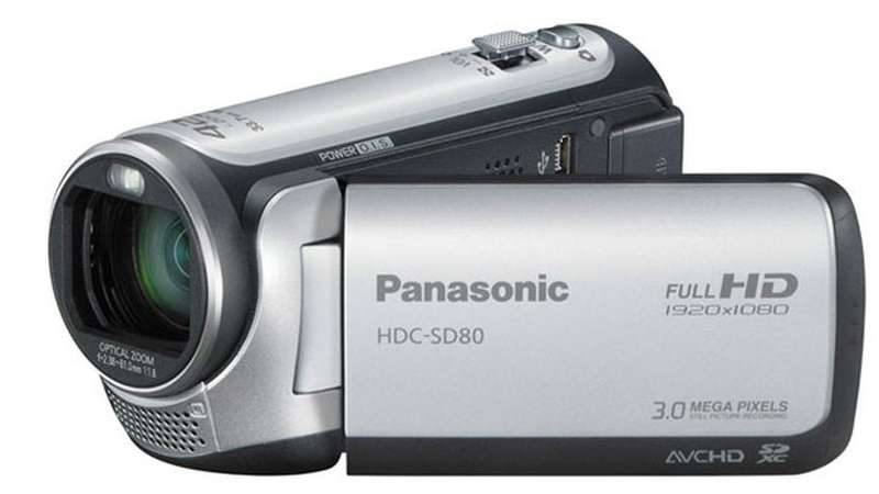 Panasonic HDC-SD80 High Definition Camcorder - FULL HD 1920 x 1080 Recording