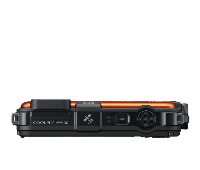 Nikon COOLPIX AW100 16 MP CMOS Waterproof Digital Camera with GPS & Full HD 1080p Video