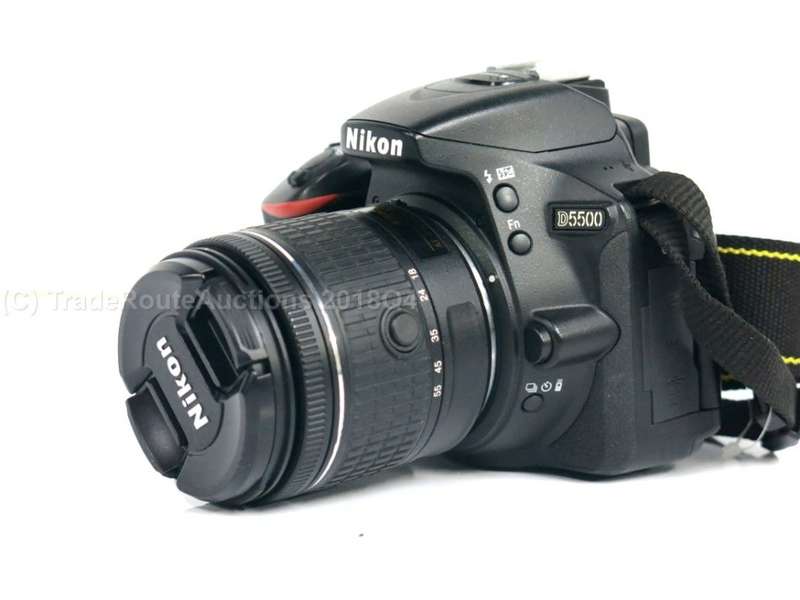 NIKON D5500 DSLR CAMERA BODY plus Nikon AF-P Zoom Nikkor 18-55mm DX Lens Kit