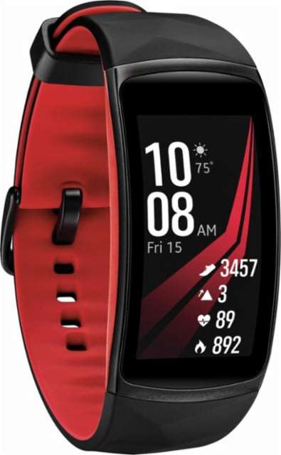 BOXED / RED / SMALL - Samsung Gear Fit2 Pro Fitness Tracker Large SM-R365 GPS Sports Band