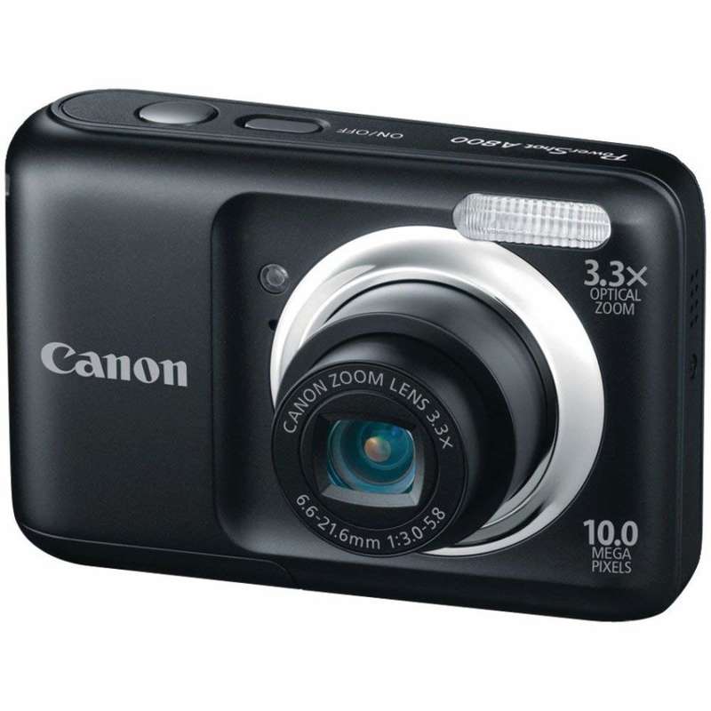 Canon Powershot A800 10 MP Digital Camera with 3.3x Optical Zoom (Black)