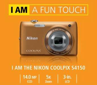 Nikon Coolpix S4150 Digital Camera with 5x Optical Zoom 14.M.P.