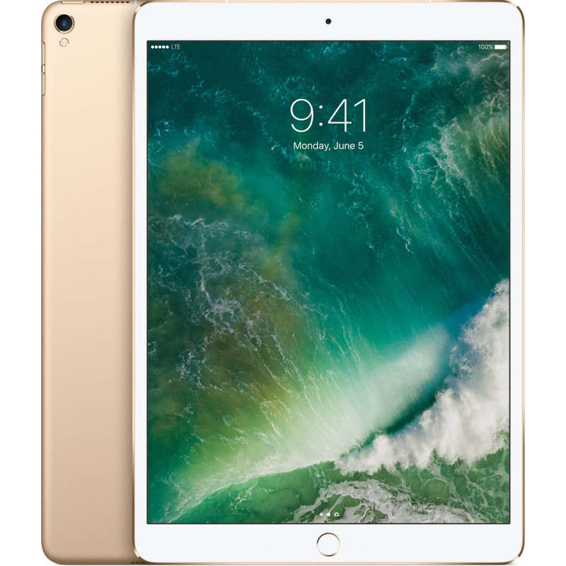 Apple 10.5" iPad Pro (64GB, Wi-Fi + 4G LTE, Gold) | A1709 | MQF12HC/A