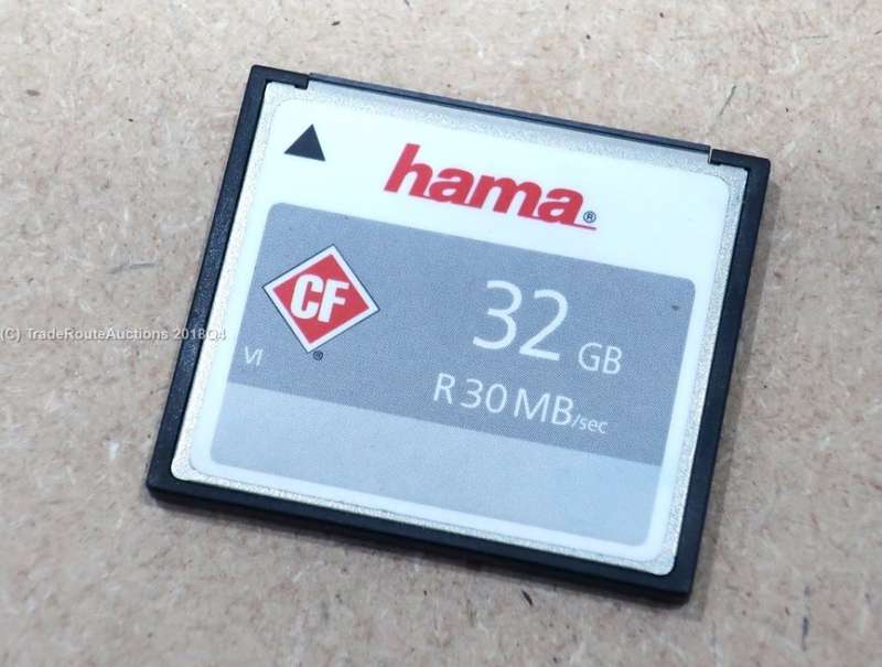 32GB HAMA PROFESSIONAL COMPACT FLASH MEMORY CARD