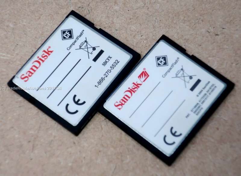 2 X 4GB COMPACT FLASH MEMORY CARD - 1 BID WINS BOTH