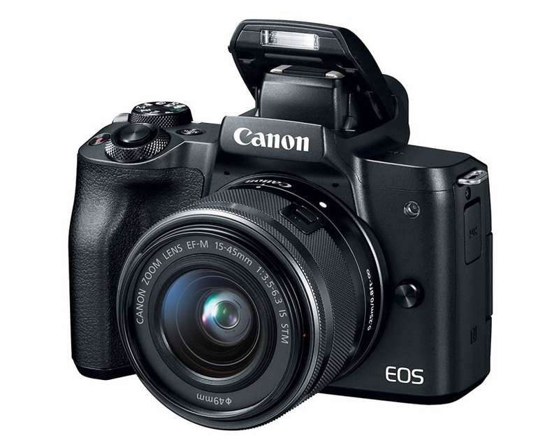 Canon EOS M50 Mirrorless Digital Camera with 15-45mm IS STM Lens -UHD 4K MOVIE RECORDING