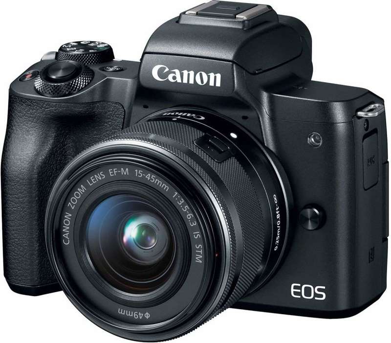 Canon EOS M50 Mirrorless Digital Camera with 15-45mm IS STM Lens -UHD 4K MOVIE RECORDING