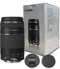BOXED - CANON EF 75-300MM 4-5.6 MARK III TELEPHOTO ZOOM LENS for 600D, 650D, 700D, 750D 1200D 1300D