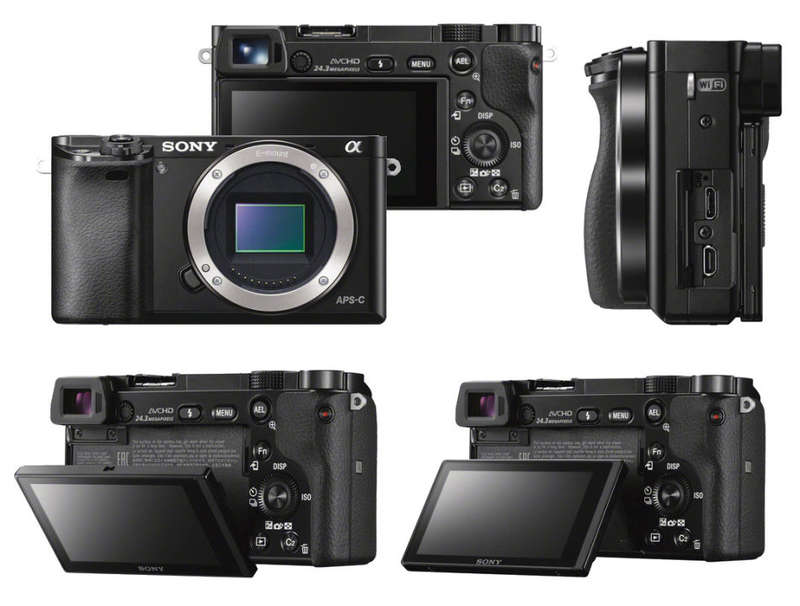 Sony Alpha a6000 Mirrorless Digital Camera 24.3 MP SLR Camera with 3.0-Inch LCD - Body Only (Black)