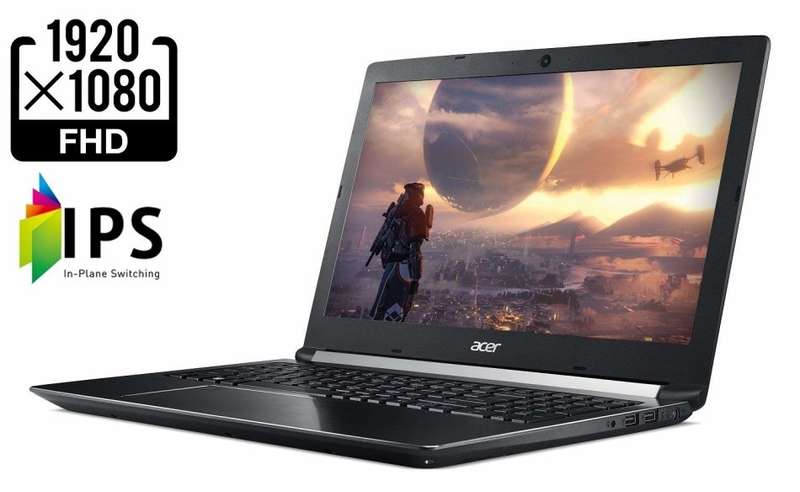 Acer Aspire 7 A715-71G Gaming Laptop i7 7700HQ 7th Gen 2.8 GHZ | 8GB DDR4 RAM | 1TB HDD | NVDIA 4GB