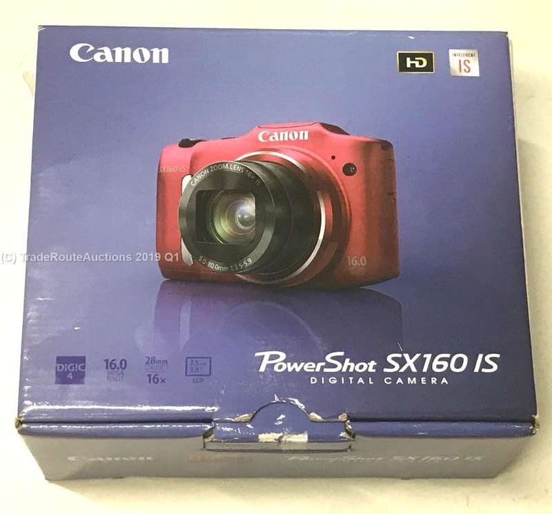 Canon PowerShot SX160 IS 16.0 MP Digital Camera with 16x Wide-Angle Optical Image Stabilized Zoom
