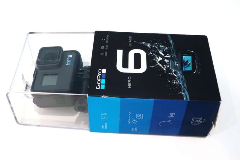 GoPro HERO6 Black FULL HD Action Camera CHDHX-601-RW complete in box - Demo Open Box