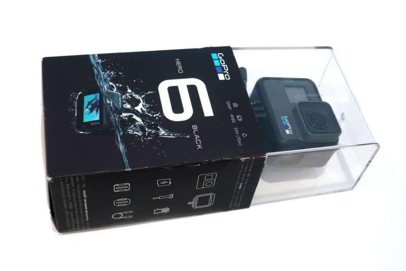 GoPro HERO6 Black FULL HD Action Camera CHDHX-601-RW complete in box - Demo Open Box