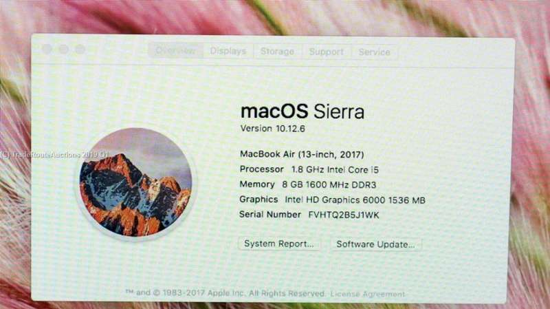 Apple MacBook Air 13.3-inch | Core i5 1.8GHz | 8GB RAM | 128GB SSD MACBOOK AIR 13 INCH 2017 MODEL