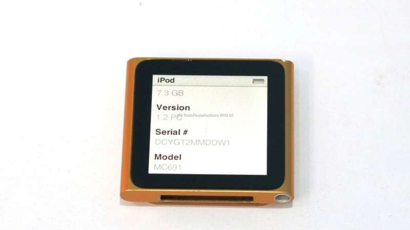 Apple iPod nano 6th Generation (8GB) (ORANGE) MC691