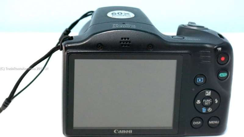 Canon Powershot SX400 IS 16MP Point and Shoot Camera (Black) with 30x Optical Zoom