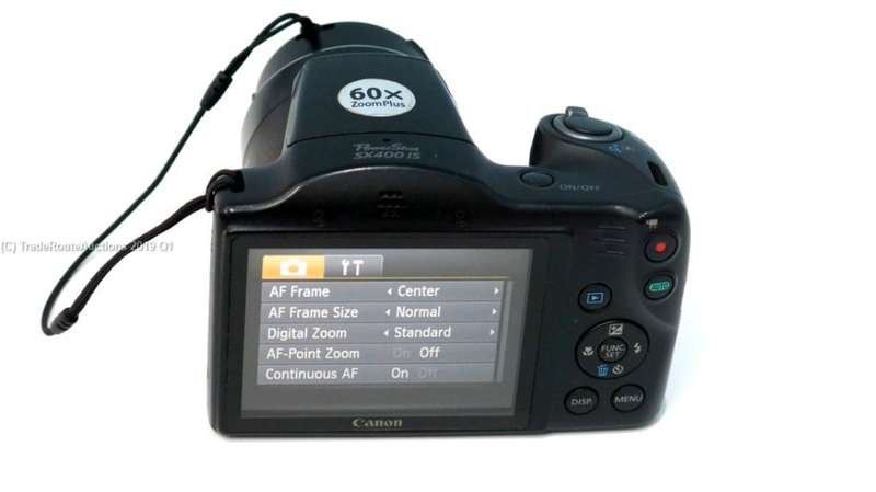 Canon Powershot SX400 IS 16MP Point and Shoot Camera (Black) with 30x Optical Zoom