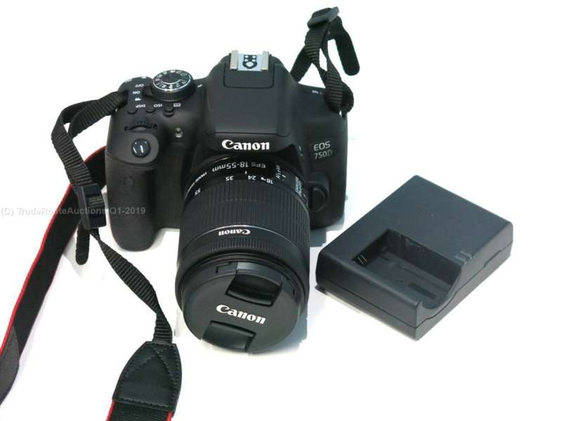 CANON EOS 750D Digital SLR CAMERA BODY PLUS CANON 18-55 IS STM LENS KIT - 24.2 MEGAPIXELS